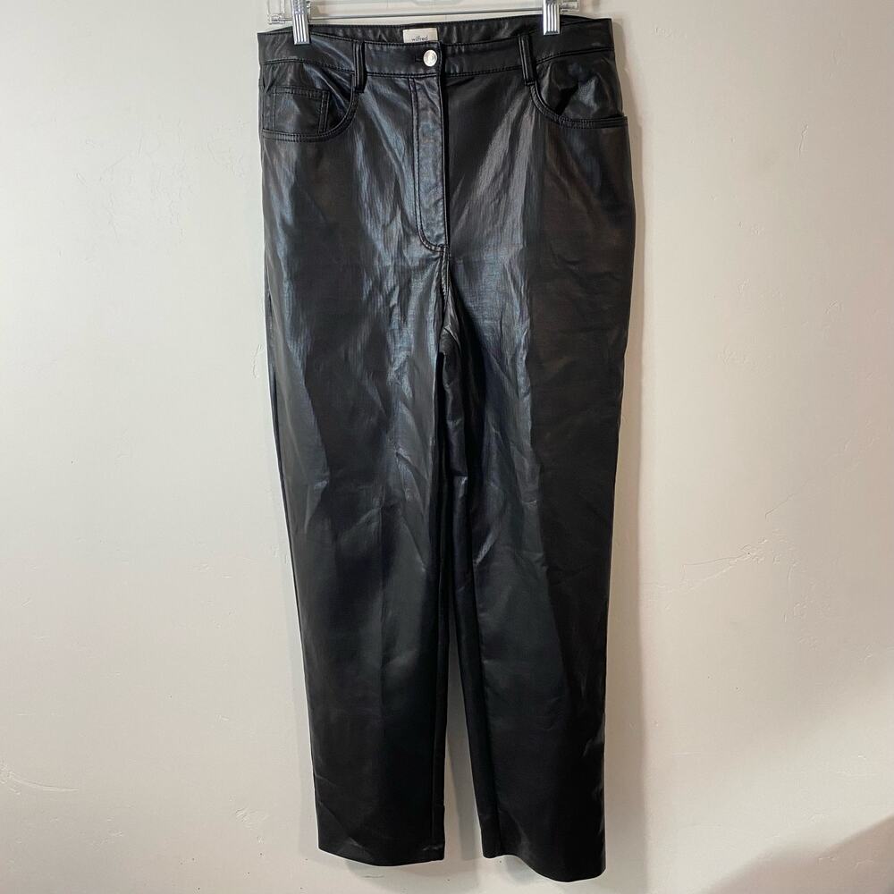 Aritzia Black Straight Leg Pants